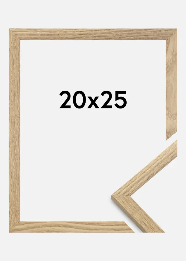 Moldura Trendy Vidro acrílico Carvalho 20x25 cm