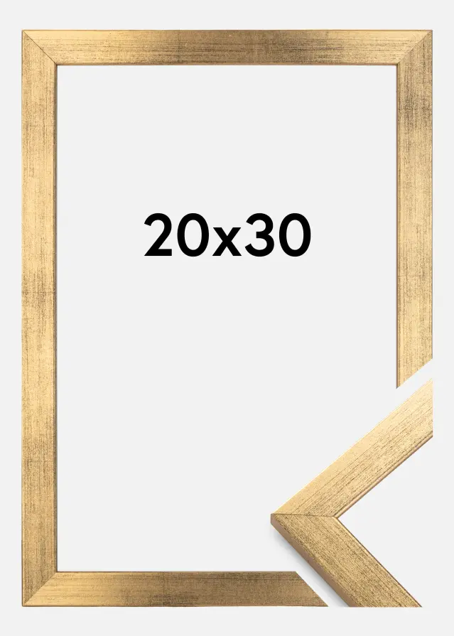 Moldura Stilren Vidro acrílico Dourado 20x30 cm