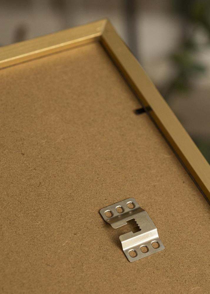 Moldura Selection Dourado 70x90 cm - Passe-partout Branco 24x30 inches