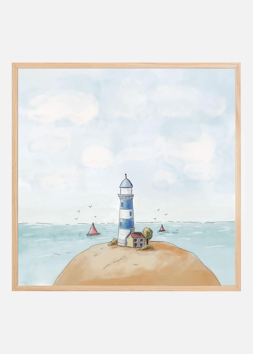 Product Image for Lighthouse Póster (30x30 cm)