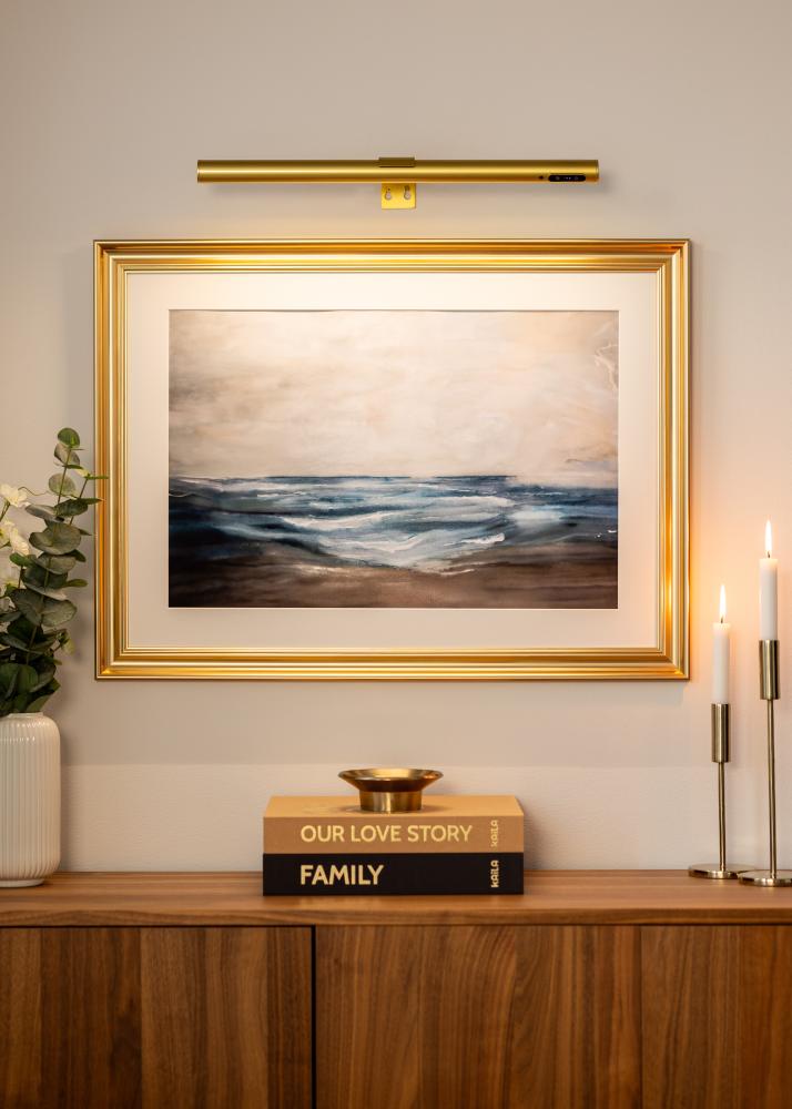 KAILA Halo Iluminação de Quadro a Pilhas 50 cm - Ouro