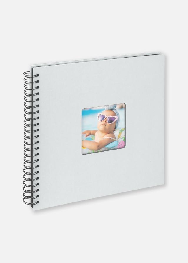 Fun Álbum de bebé Azul - 30x30 cm (50 Páginas pretas/25 folhas)