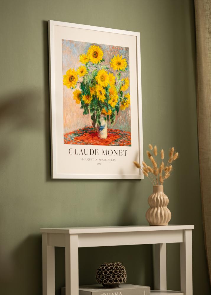 Moldura Deco Vidro acrílico Branco 60x80 cm