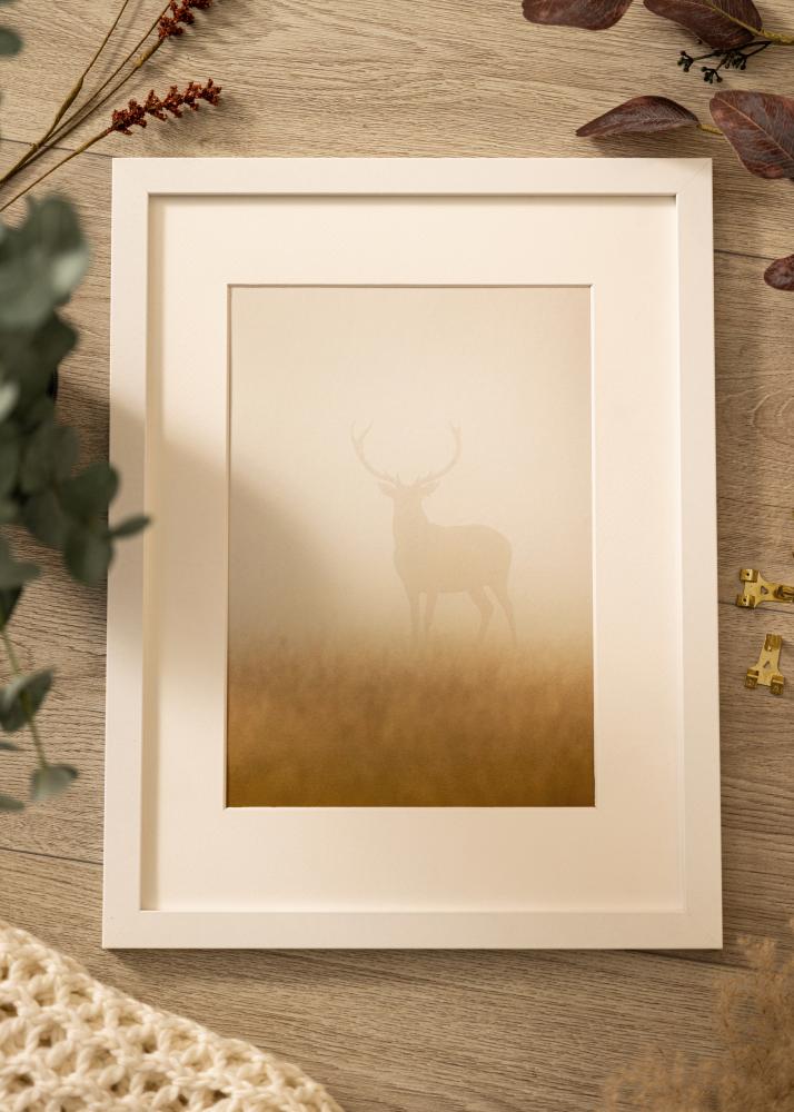 Moldura Deco Vidro acrílico Branco 60x80 cm