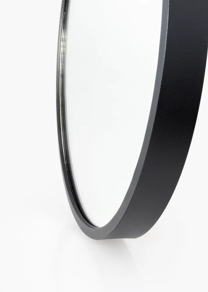 KAILA Redondo Espelho Edge Black 100 cm Ø