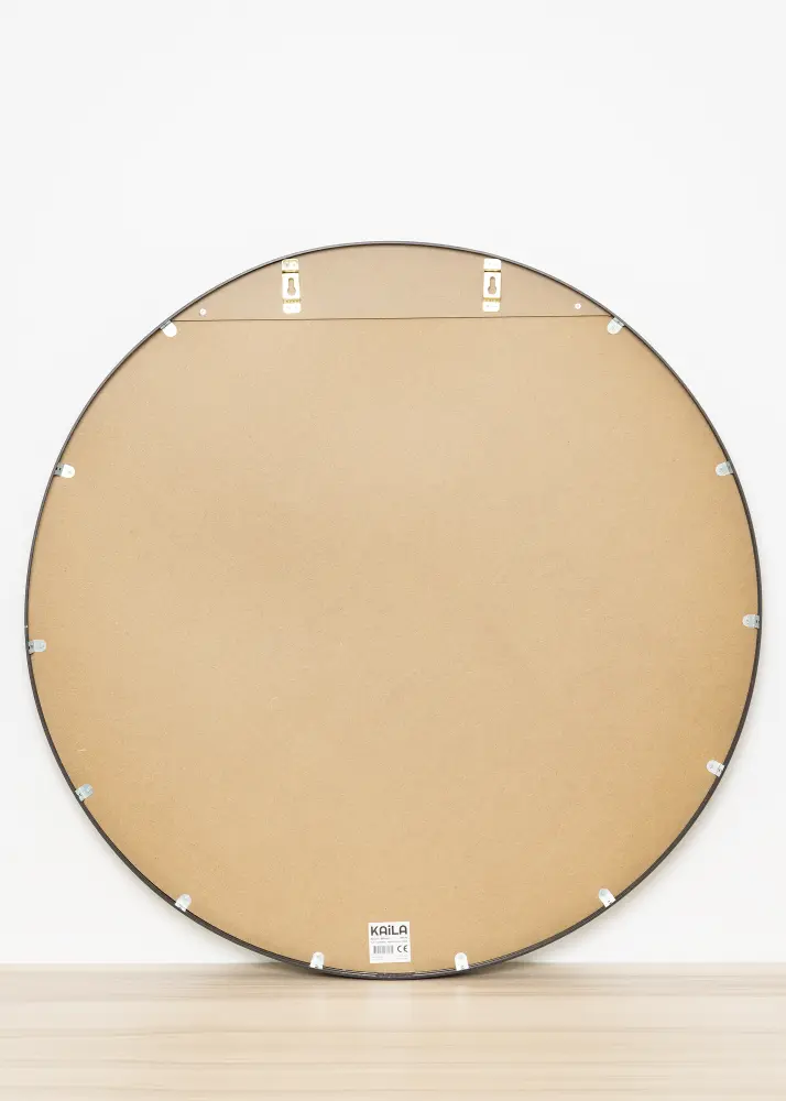 KAILA Redondo Espelho Edge Black 100 cm Ø
