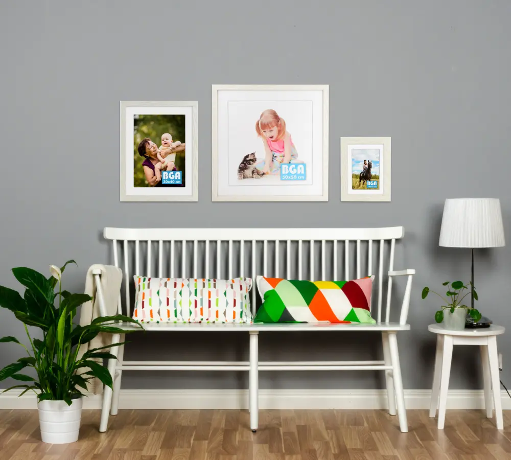 Moldura Segenäs Branco 70x70 cm