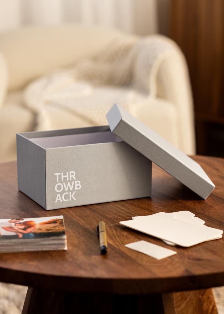 KAILA THROWBACK Caixa de Fotos (700 bilder i 10x15 cm) - Cinza