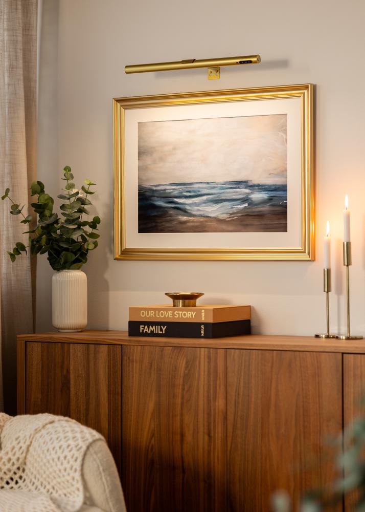 KAILA Halo Iluminação de Quadro a Pilhas 50 cm - Ouro