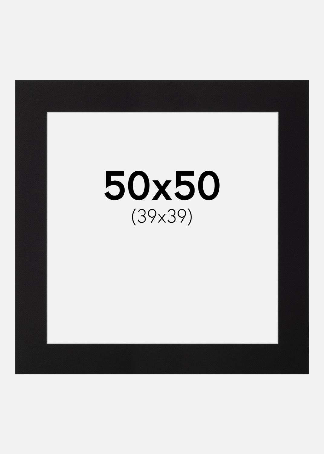 Product Image for Passe-partout Canson Preto (Bordo interior branco) 50x50 cm (39x39)
