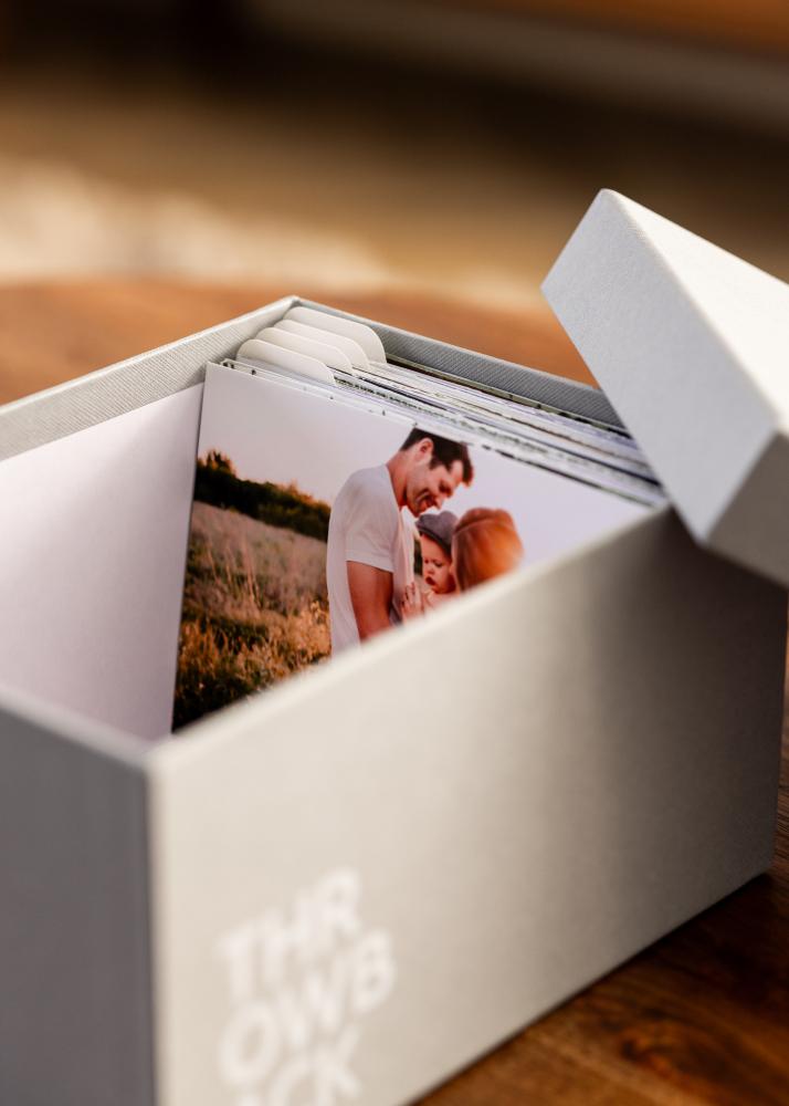 KAILA THROWBACK Caixa de Fotos (700 bilder i 10x15 cm) - Cinza