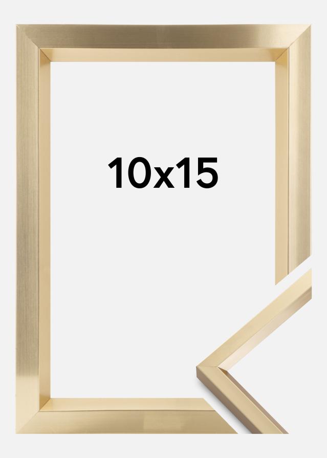 Moldura Steel Style Dourado 10x15 cm