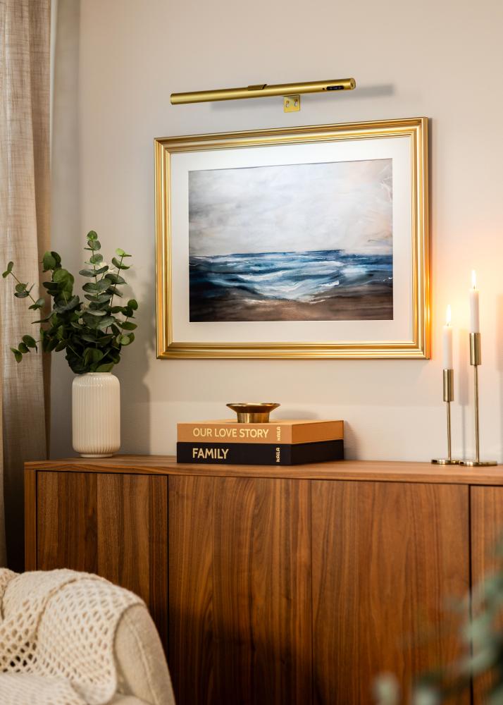 KAILA Halo Iluminação de Quadro a Pilhas 50 cm - Ouro