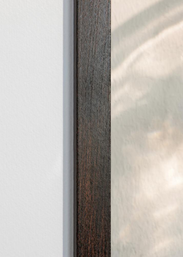 Moldura Trendy Vidro acrílico Nogueira 50x70 cm