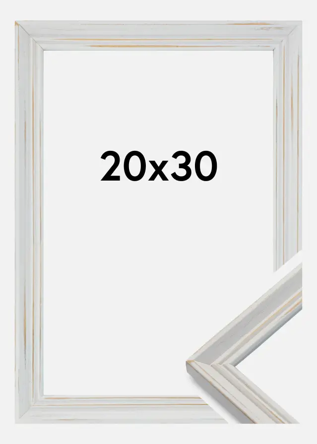 Moldura Vintage Home Branco 20x30 cm
