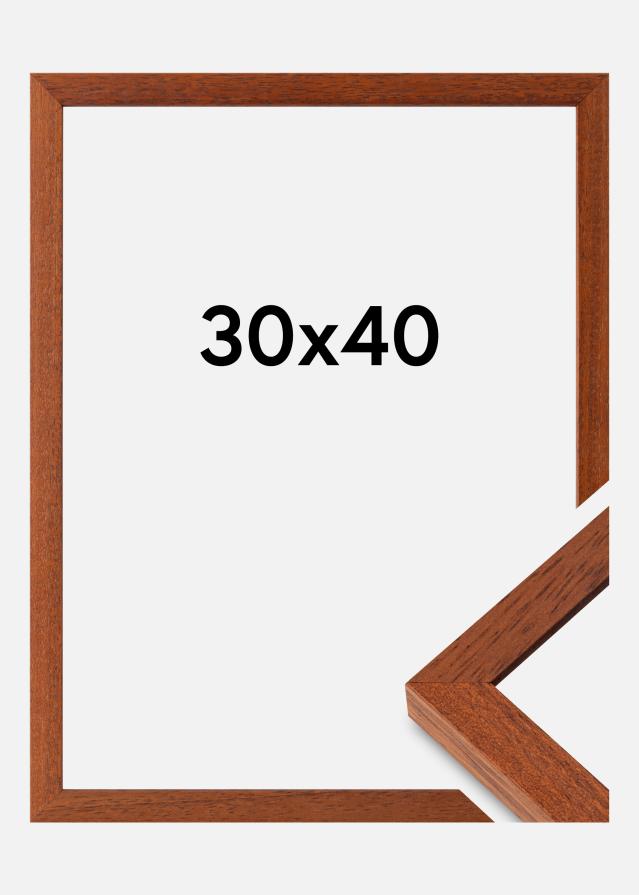 Moldura Hermes Vidro acrílico Cereja 30x40 cm