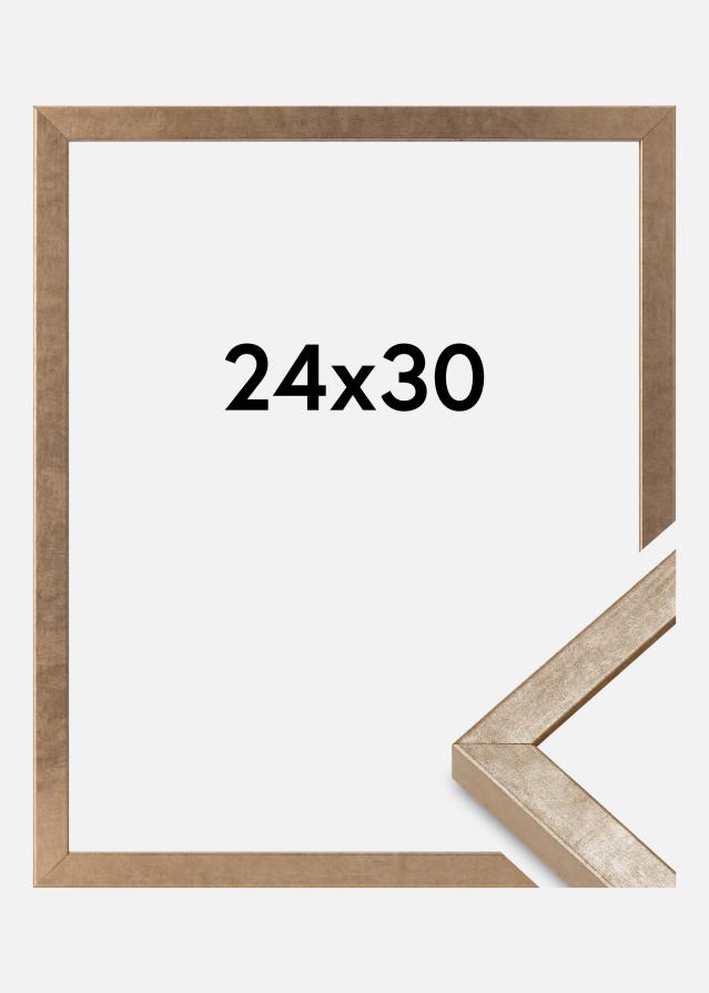 Moldura Ares Vidro acrílico Latão 24x30 cm