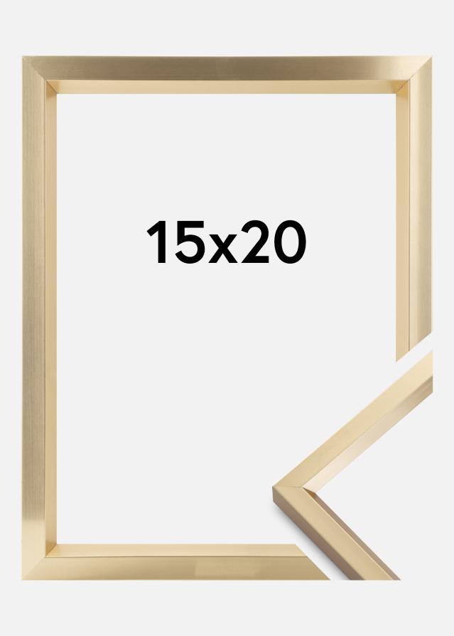 Moldura Steel Style Dourado 15x20 cm