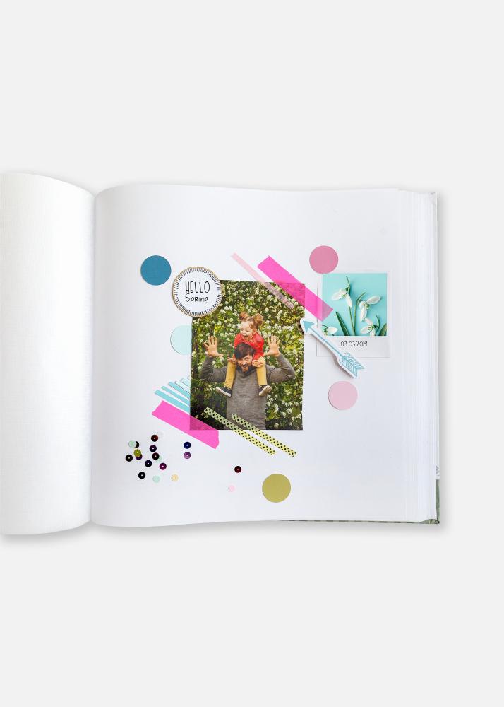 Amazing Memories Álbum Azul - 28x29 cm (100 Páginas brancas / 50 folhas)