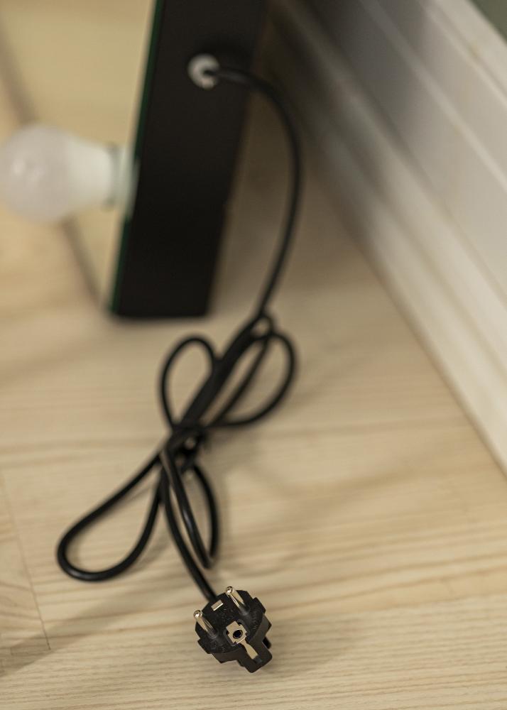 KAILA Espelho Tall LED Preto 55x165 cm