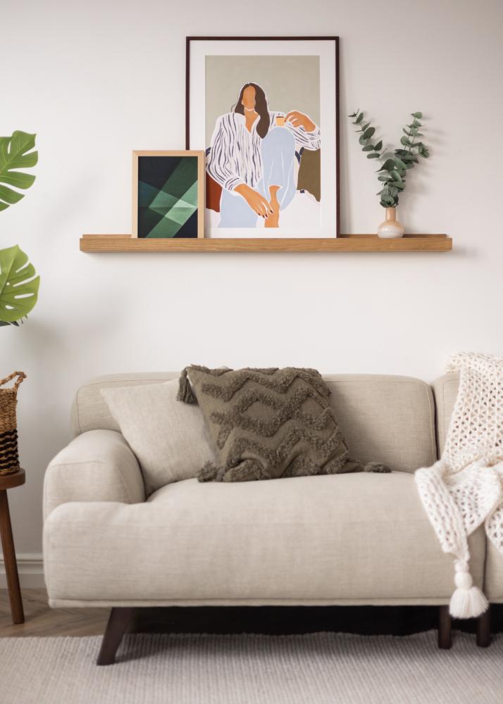 KAILA Prateleira de Quadros Carvalho 130 cm