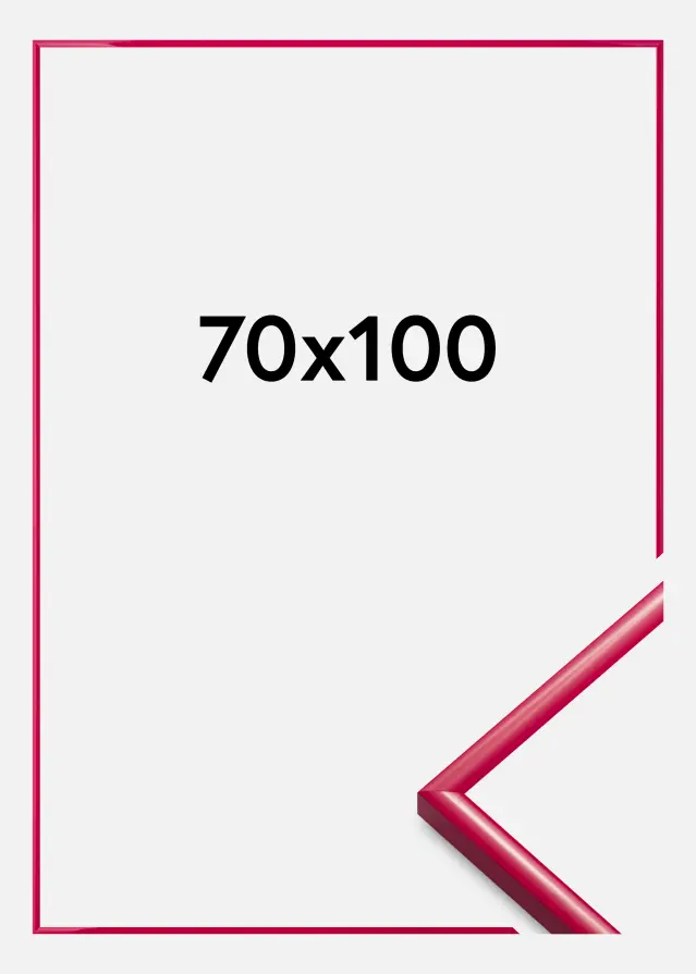 Moldura New Lifestyle Vidro acrílico Rose 70x100 cm