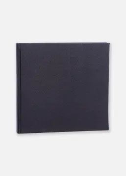 Base Line Canvas Preto 26x25 cm (40 Páginas brancas / 20 folhas)