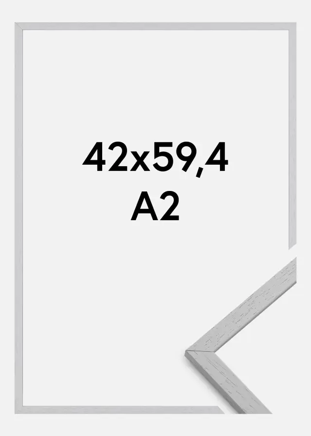 Moldura Edsbyn Vidro acrílico Grey 42x59,4 cm (A2)