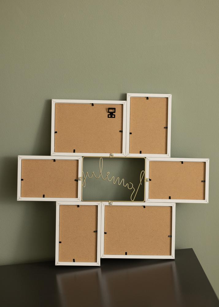 Lovely Family Conjunto de molduras Branco - 6 Fotografias