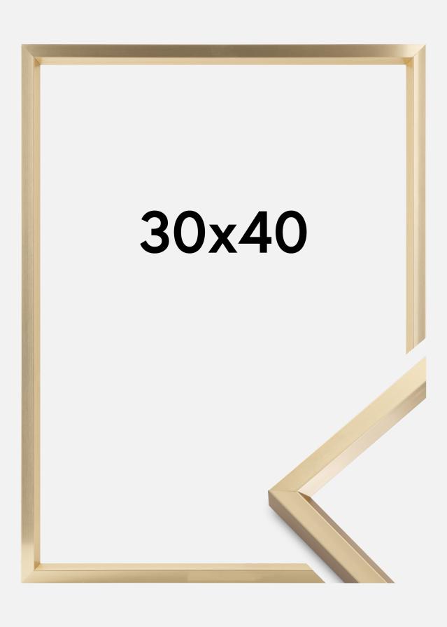 Moldura Steel Style Dourado 30x40 cm