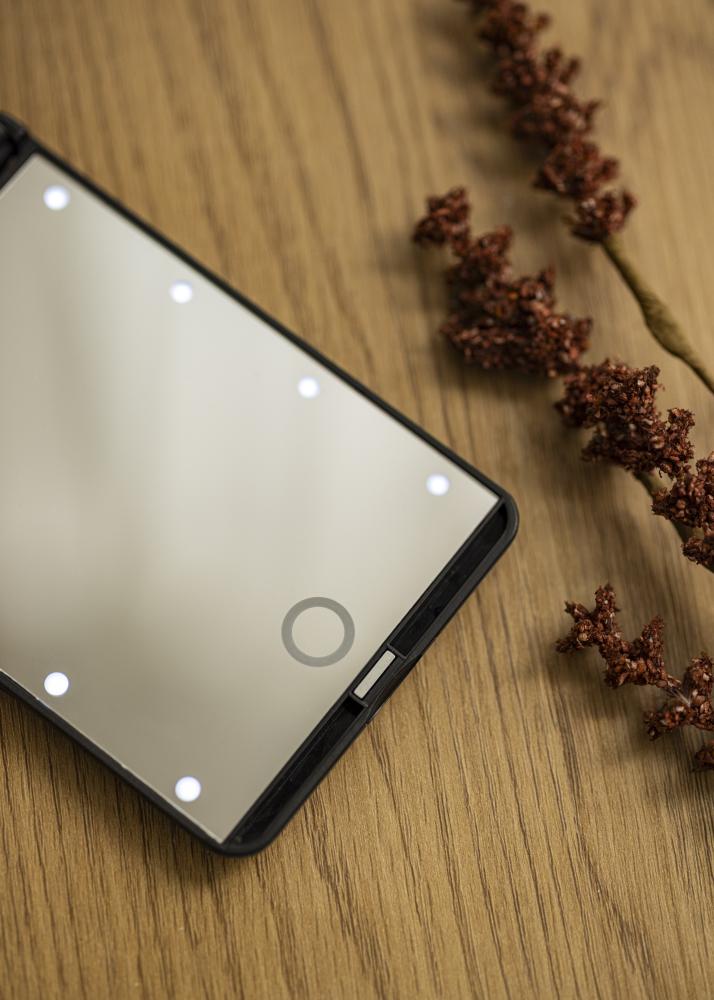 KAILA Espelho para toucador Fold III Preto - 13x9 cm