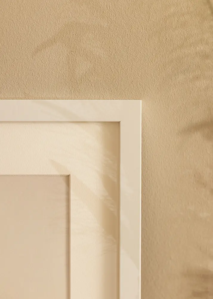 Moldura Deco Vidro acrílico Branco 40x60 cm