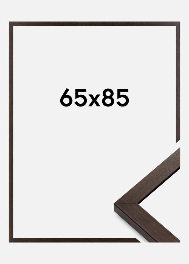 Moldura Selection Vidro acrílico Nogueira 65x85 cm