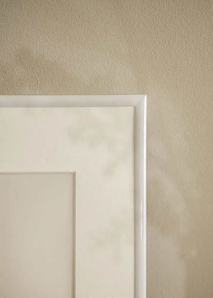 Moldura Victoria Branco 70x100 cm - Passe-partout Branco 60x90 cm
