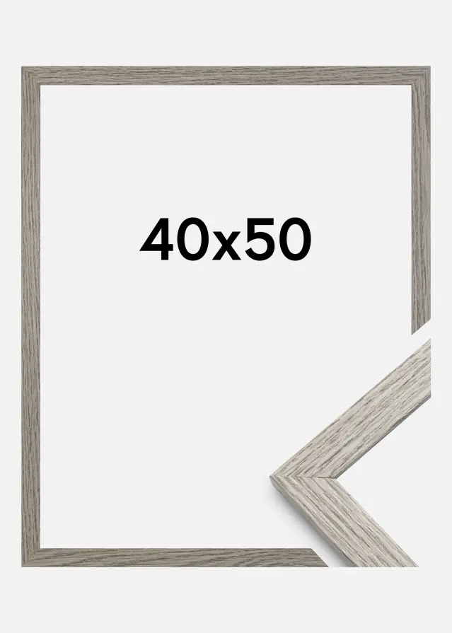 Moldura Stilren Vidro acrílico Grey Oak 40x50 cm