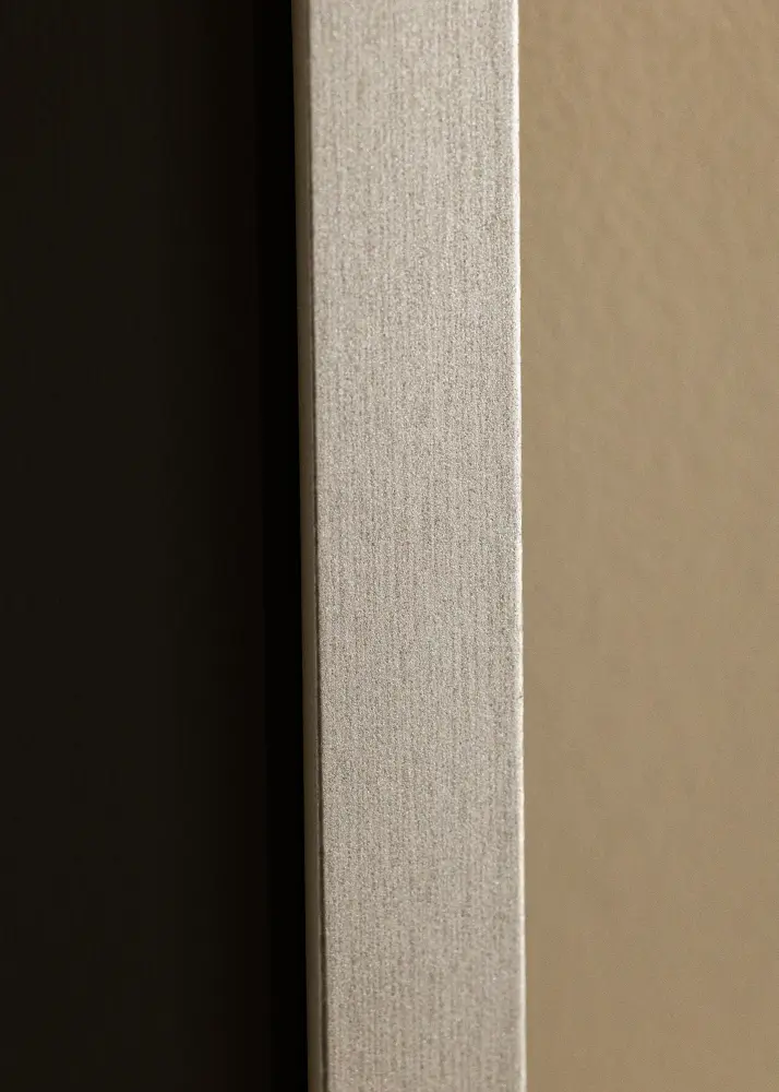Moldura Selection Prateado 15x20 cm - Passe-partout Preto 4x5 inches