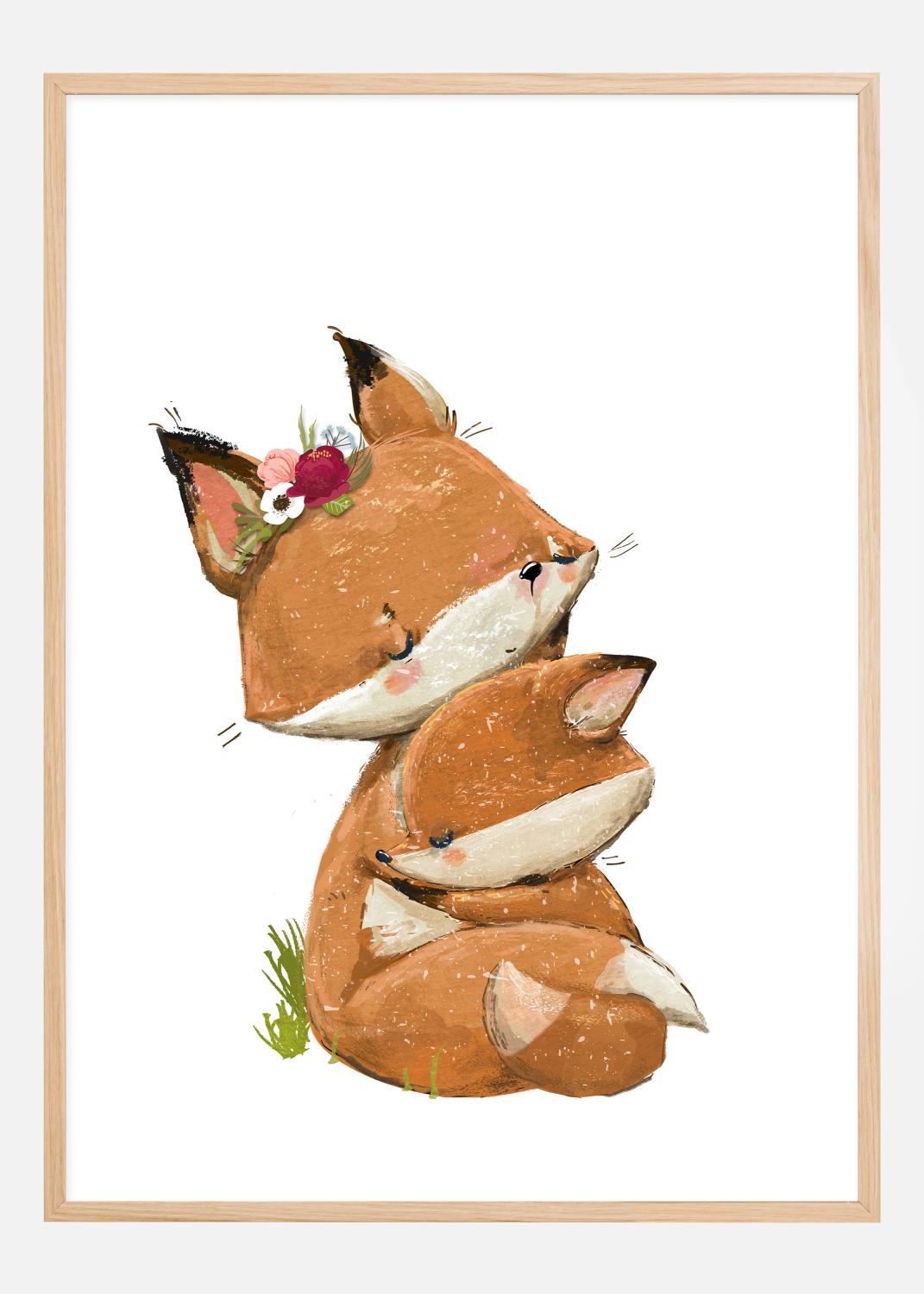 Product Image for Fox Hugging Póster (21x29.7 cm (A4))