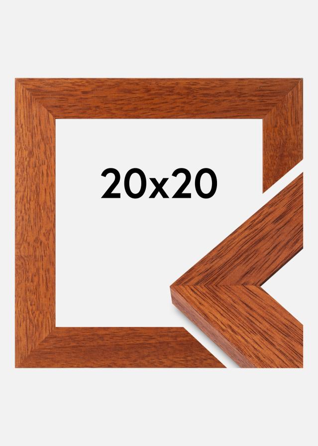 Moldura Juno Vidro acrílico Cereja 20x20 cm