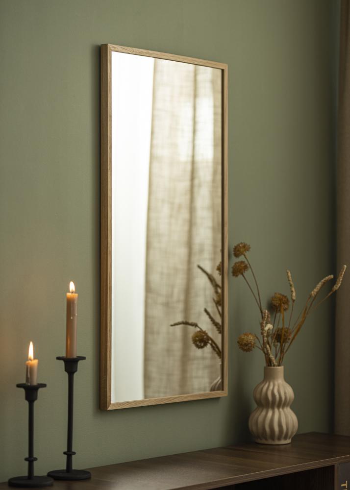 Espelho em carvalho 42x82 cm