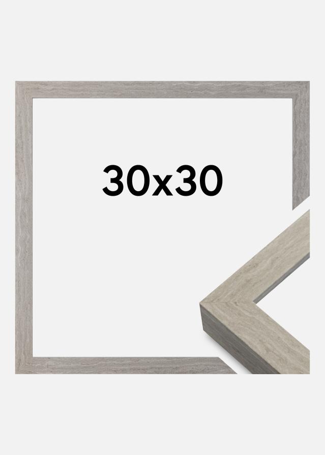 Moldura New Stockholm Cinzento 30x30 cm