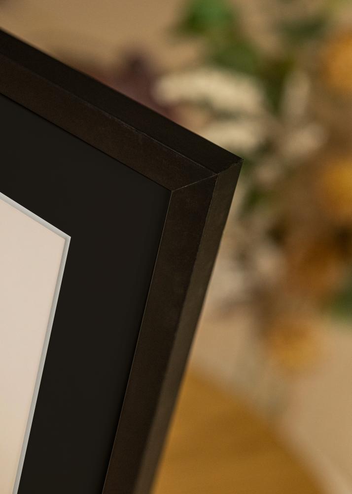 Moldura Selection Preto 70x100 cm - Passe-partout Preto 62x93 cm
