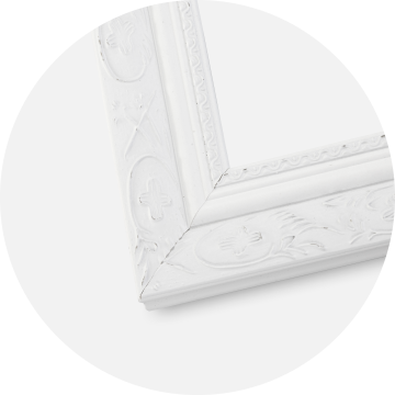 Moldura Barock Branco 40x50 cm