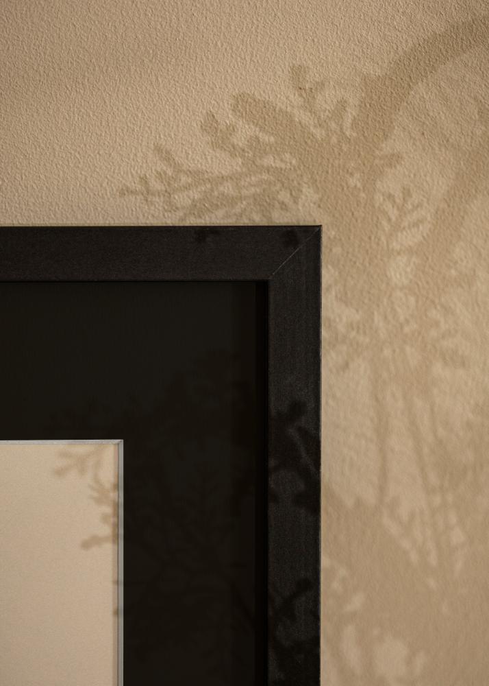 Moldura Selection Preto 70x100 cm - Passe-partout Preto 62x93 cm