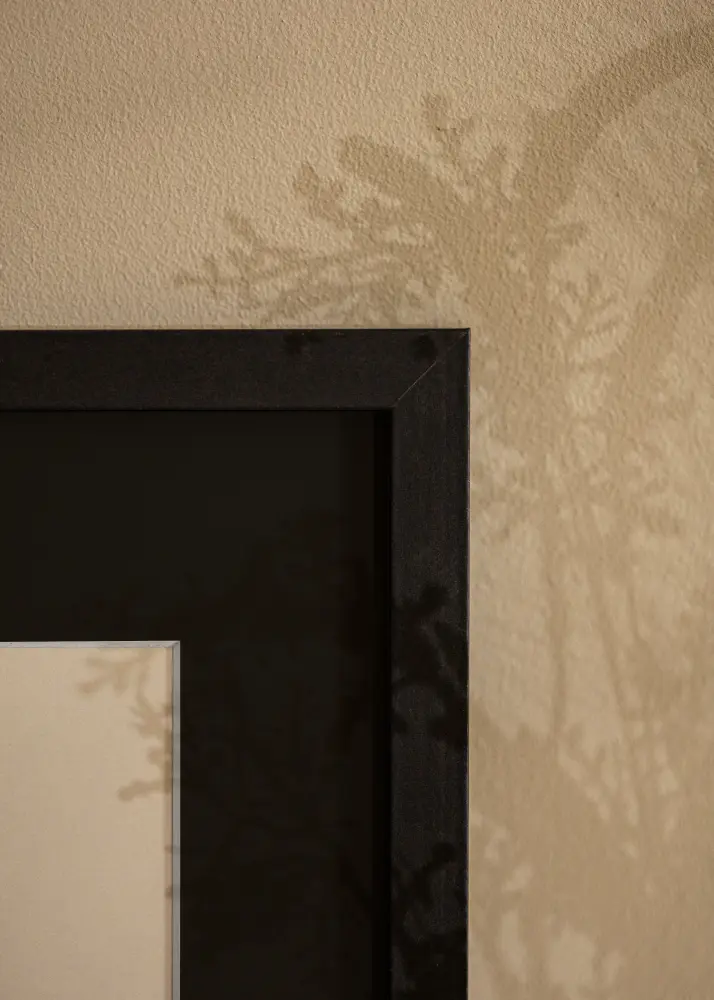 Moldura Selection Preto 40x60 cm - Passe-partout Preto 30x50 cm
