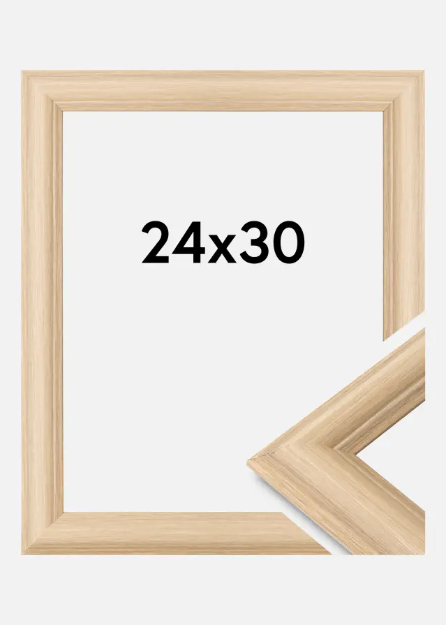 Moldura Västkusten Vidro acrílico Carvalho 24x30 cm