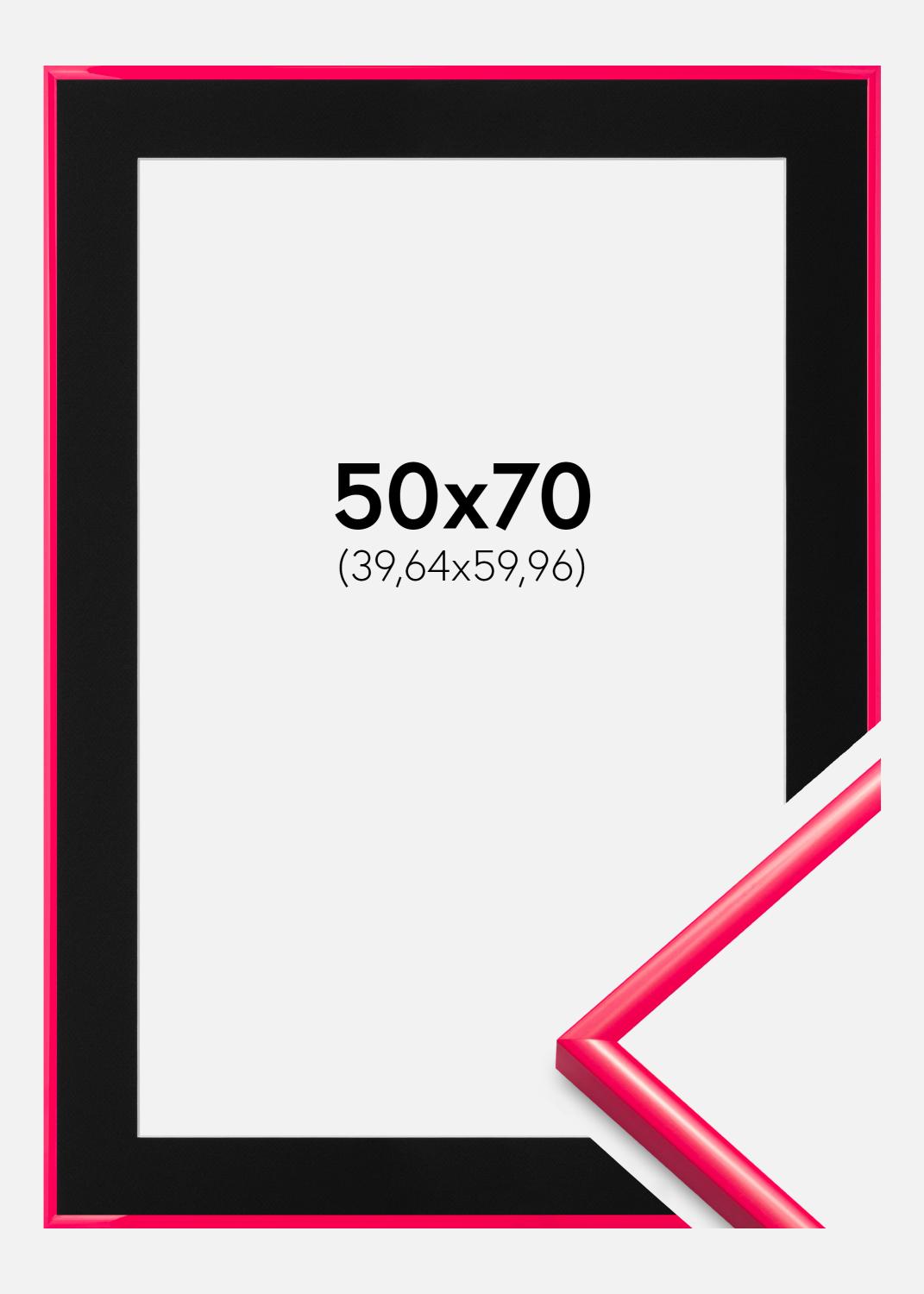Product Image for Moldura New Lifestyle Hot Pink 50x70 cm - Passe-partout Preto 16x24 inches