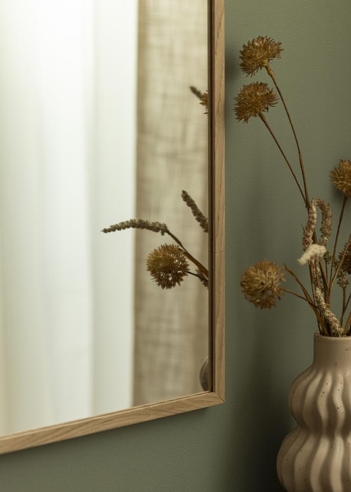 Espelho em carvalho 42x82 cm