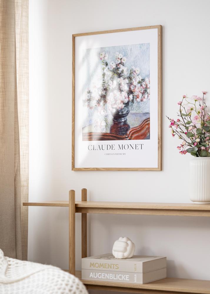 Moldura Carvalho Maciço Acrílico 21x29,7 cm (A4)