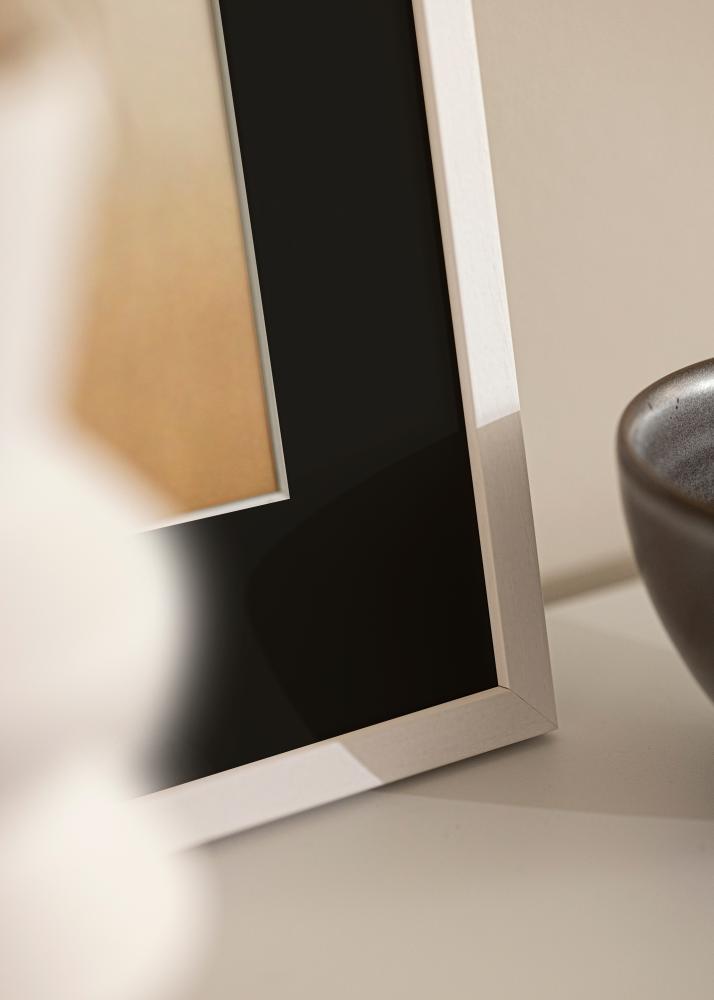 Moldura Edsbyn Branco 20x30 cm - Passe-partout Preto 15x21 cm (A5)