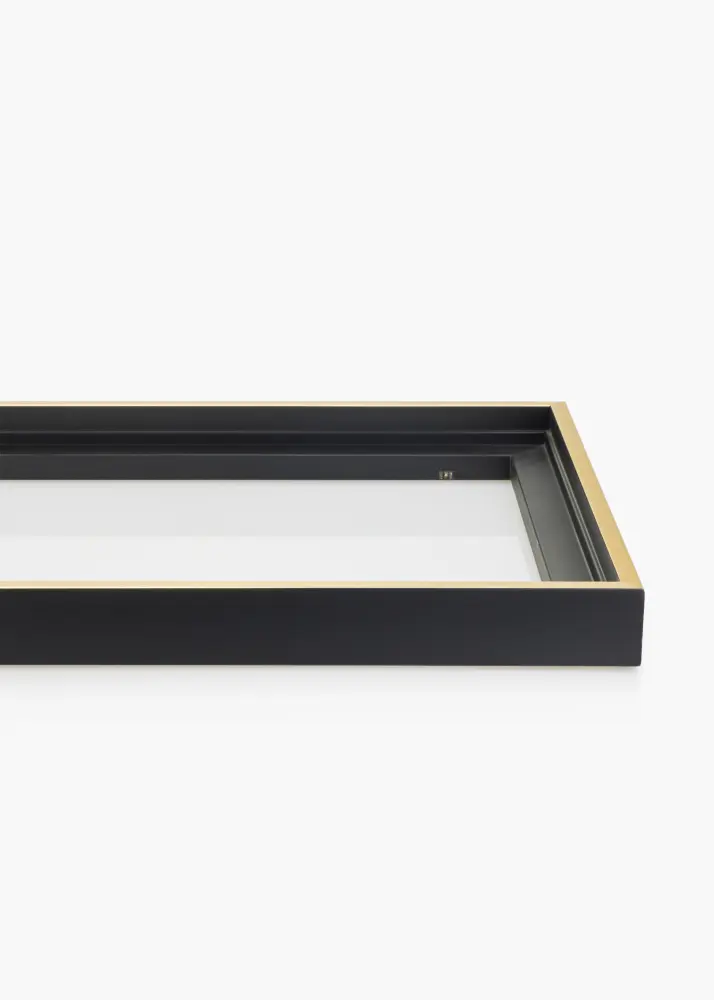 Moldura para telas Tacoma Preto / Dourado 40x80 cm